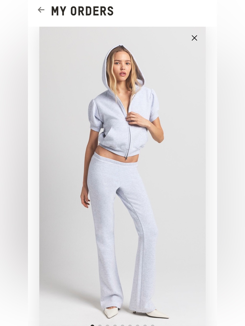 SKIMS Bubble Sleeve Zip Up